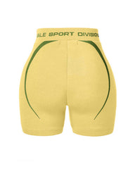 Vale Forever 007 Biker Shorts Brazil Yellow