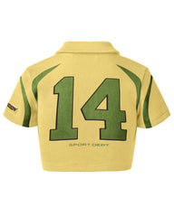 Vale Forever 007 Women's Brazil Rugby Tee Yellow