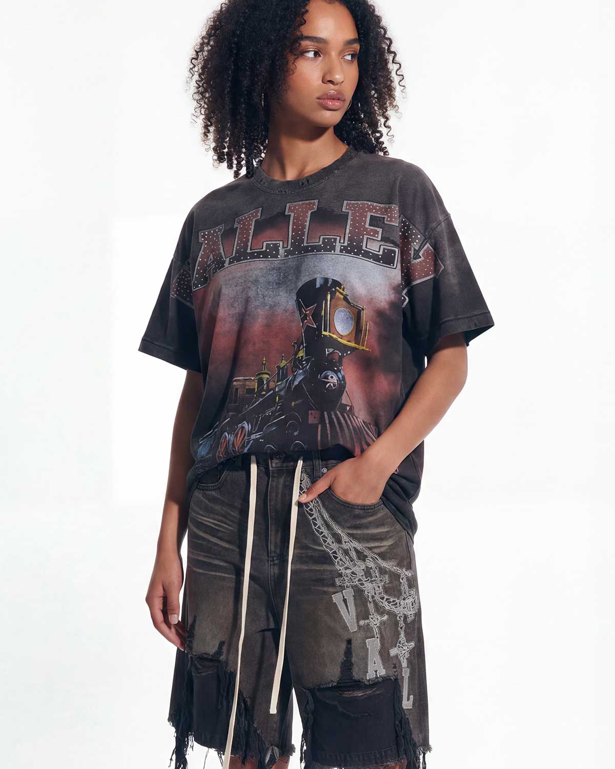 Vale Forever A Train Bling Tee Black