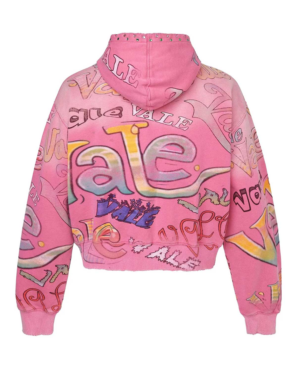 Vale Forever Bubblegum Zip Up Hoodie Pink
