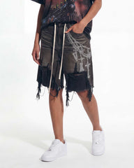 Vale Forever Chain Jorts Black