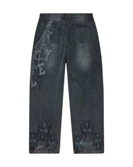 Vale Forever Chain Painter Pants Asphalt Black