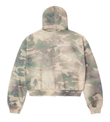 Vale Forever Cheetah Camo Zip Up Green
