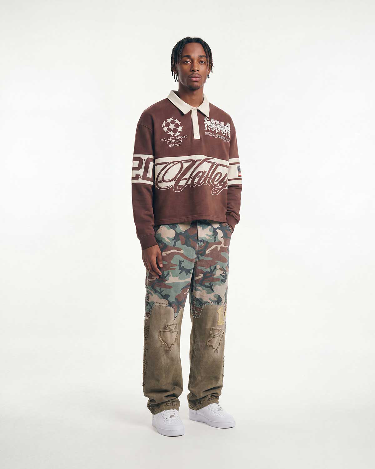 Vale Forever Chocolate Derby Rugby L/S Brown