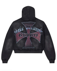 Vale Forever Chopper Pullover Hoodie Black