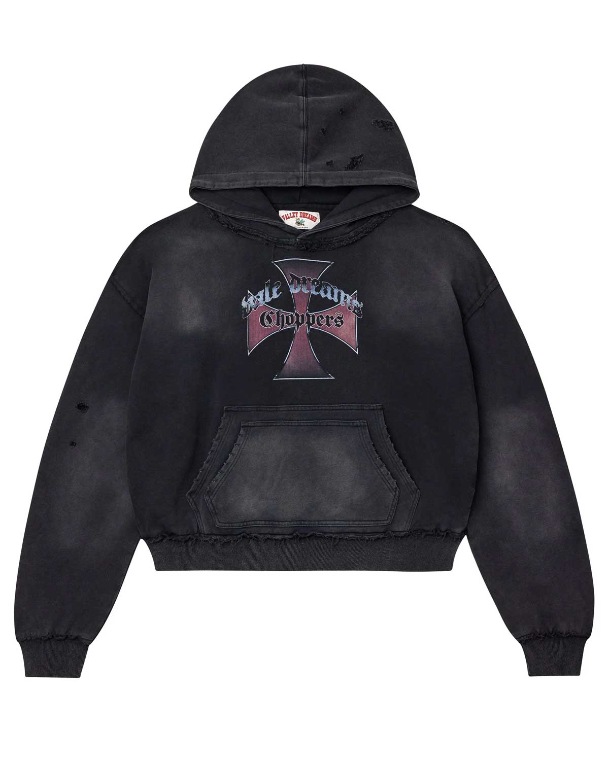 Vale Forever Chopper Pullover Hoodie Black