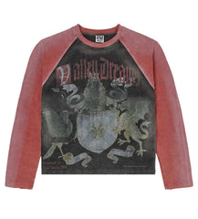 Vale Forever Crest Thermal L/S Black/Red