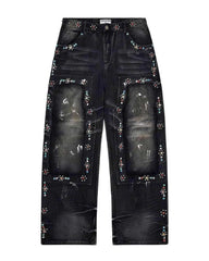 Vale Forever DIY Carpenter Jeans Black