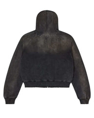 Vale Forever Gem Zip Up Hoodie Black