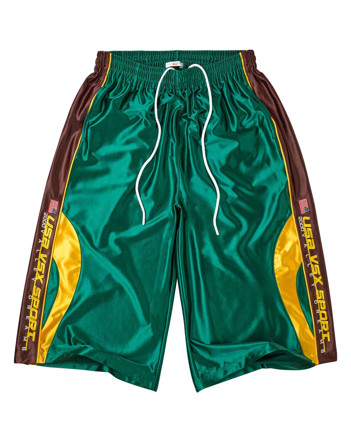 Vale Forever Iverson Basketball Shorts Green