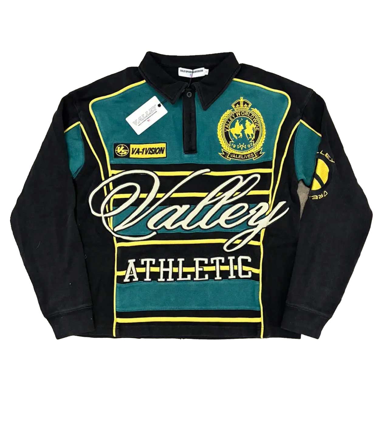 Vale Forever Laser Rugby Tee Black *In-Store Exclusive*