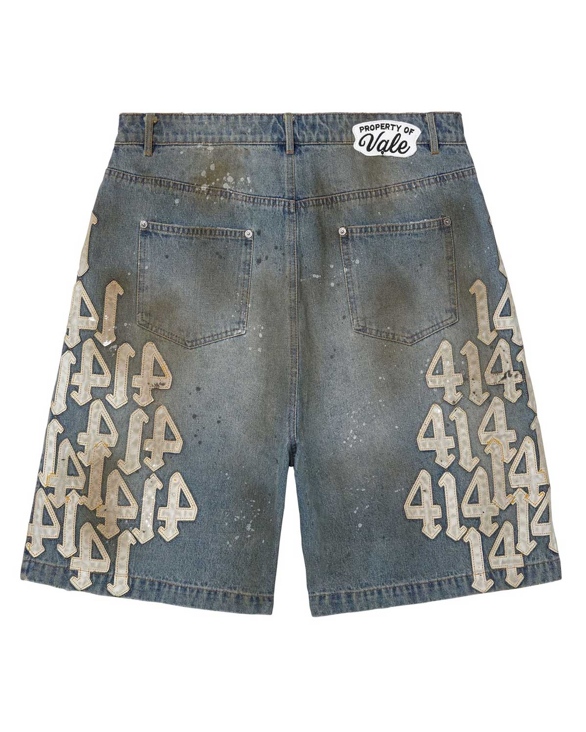 Vale Forever Lucky Charms Jorts Blue/White