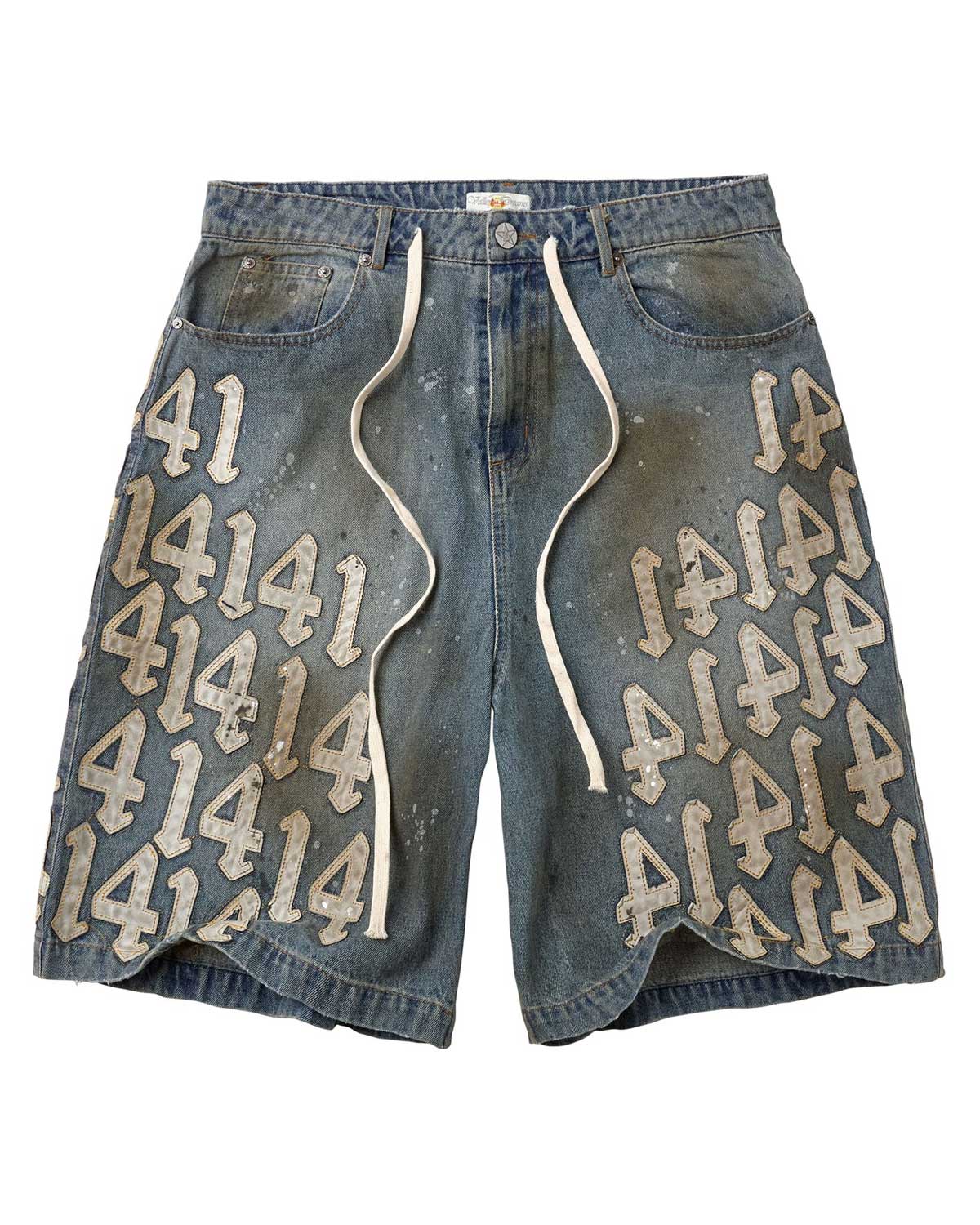 Vale Forever Lucky Charms Jorts Blue/White