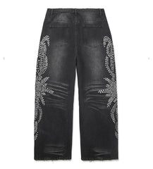 Vale Forever Mono Tsunami Denim Pants Black