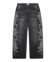 Vale Forever Mono Tsunami Denim Pants Black