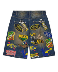 Vale Forever Passport Jorts Blue