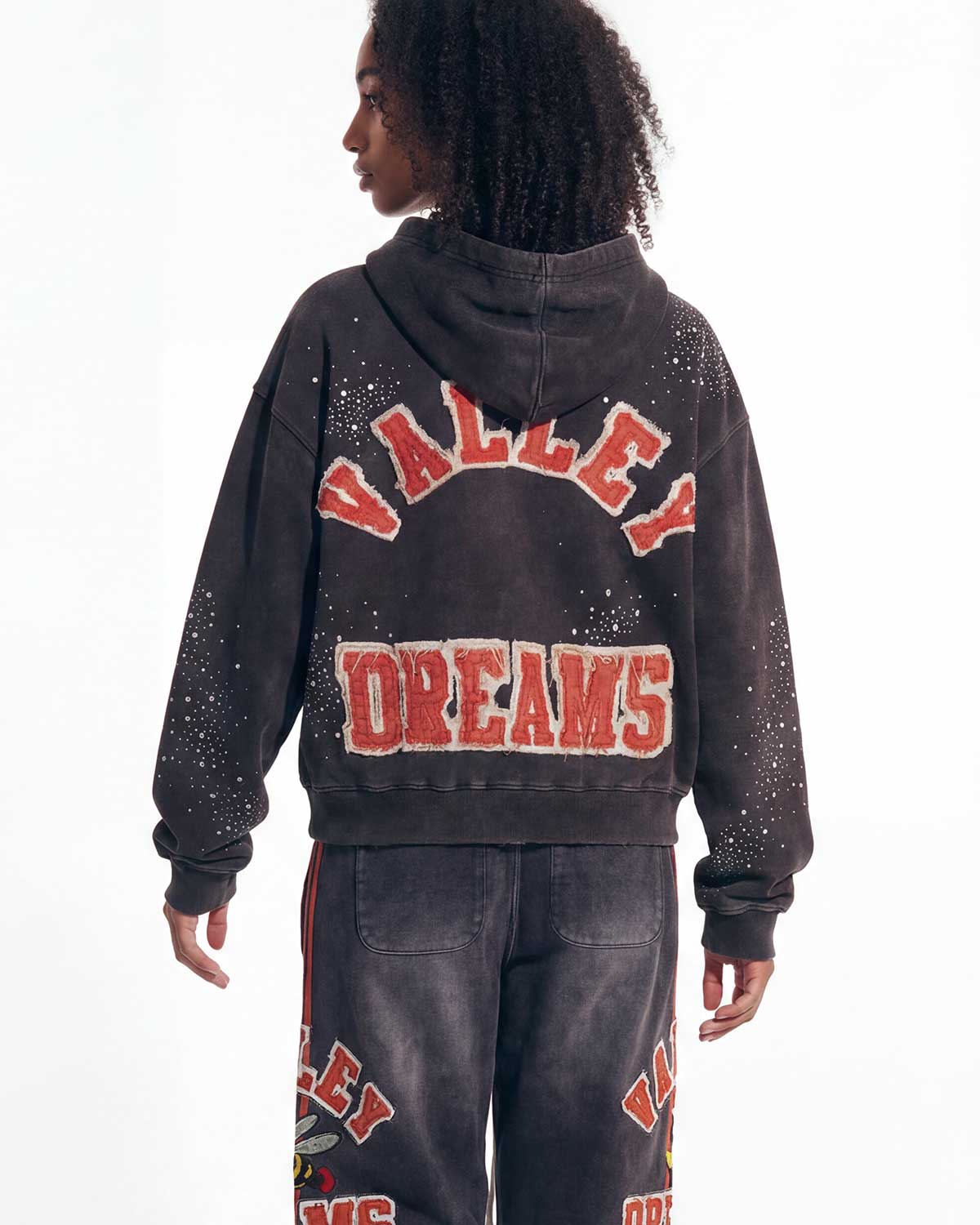 Vale Forever Pluto Cluster Zip Up Hoodie Black