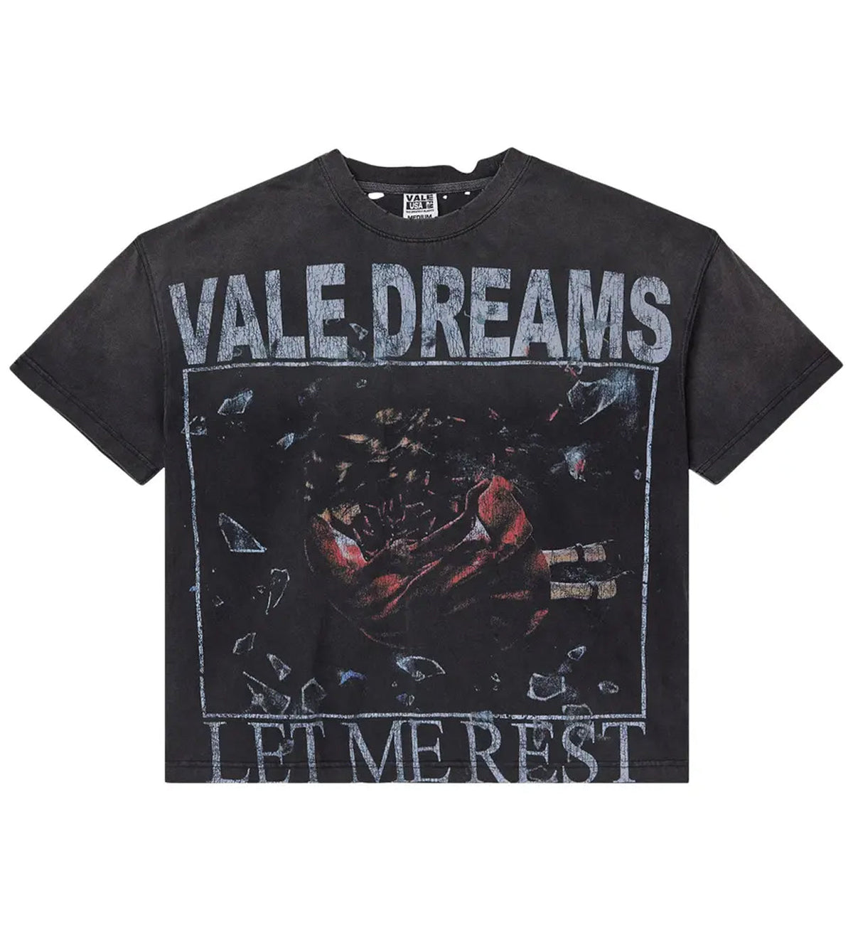 Vale Forever Red Dress Tee Black