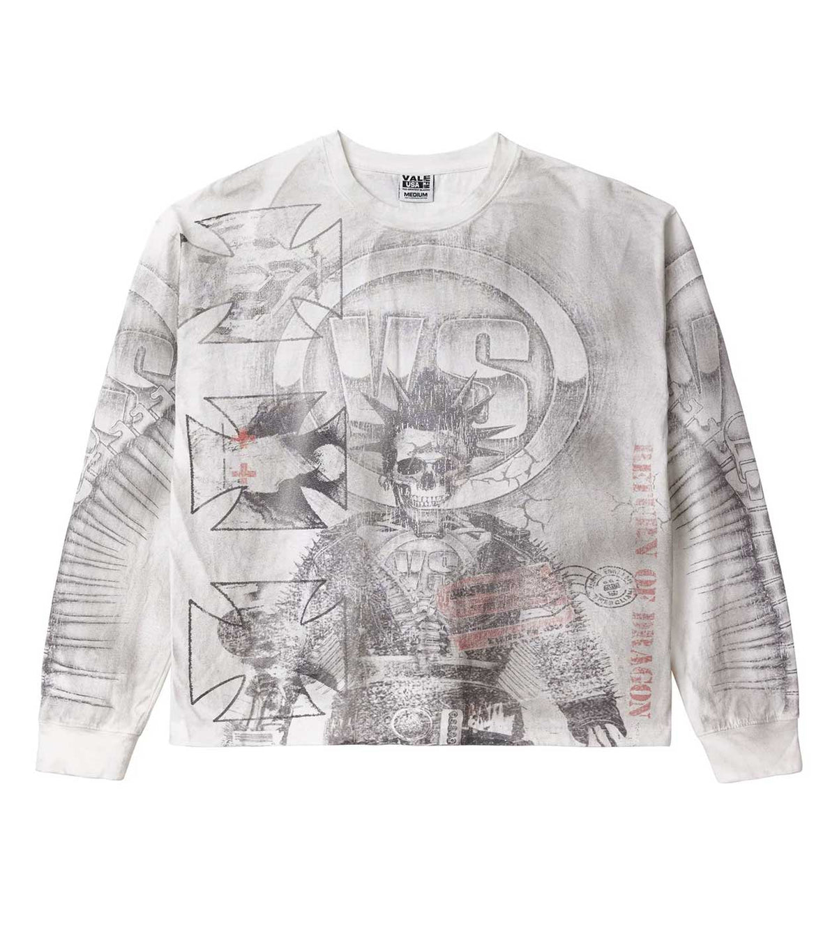 Vale Forever Reggie L/S Tee White