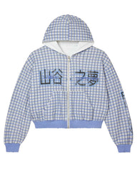 Vale Forever Reverso Thermal Zip Up Hoodie Blue