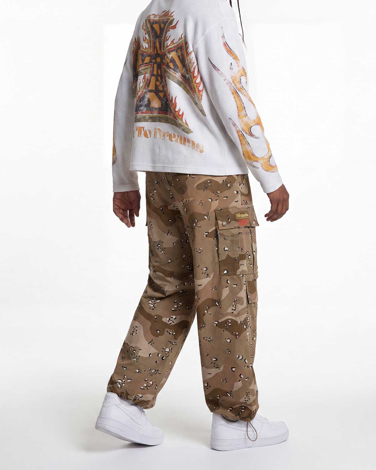 Vale Forever Rothsco Cargo Pants Brown Camo
