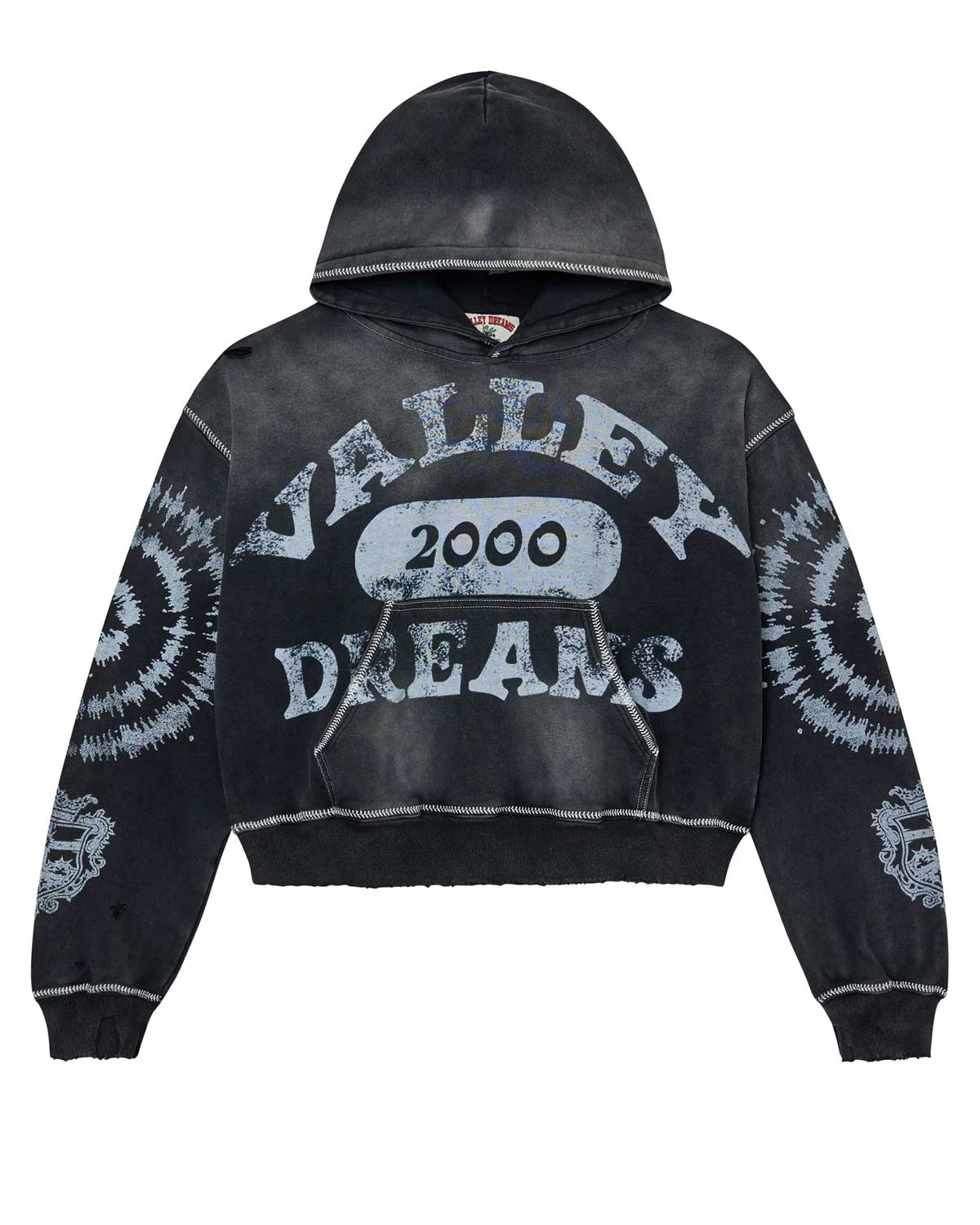 Vale Forever Spiral Pullover Hoodie Black