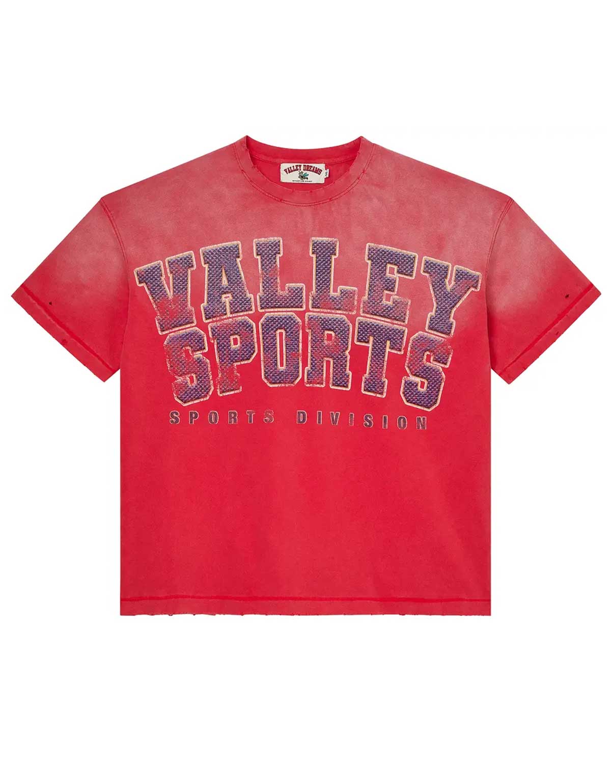 Vale Forever Sports Division Tee Burn Red