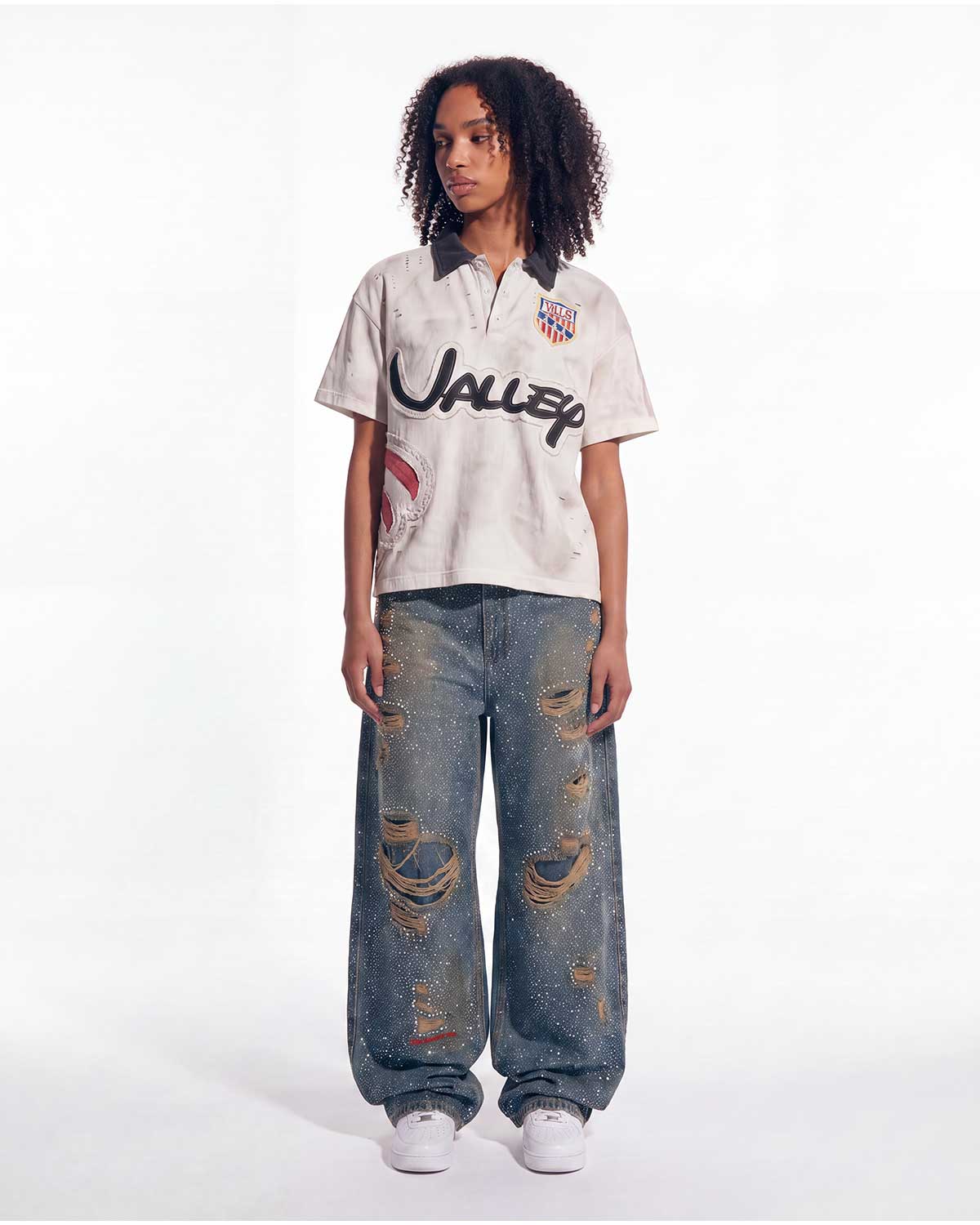 Vale Forever US Valley Polo Tee White