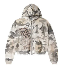 Vale Forever Winter Camo Zip Up Off White