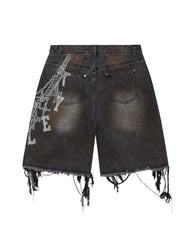 Vale Forever Chain Jorts Black