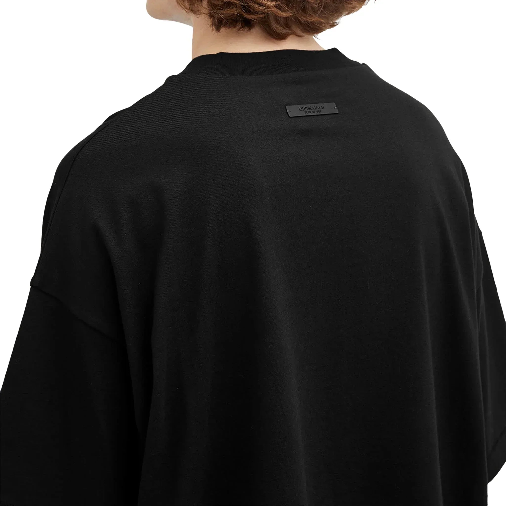 Fear Of God Essentials Jersey Crewneck Black T Shirt (FW24)