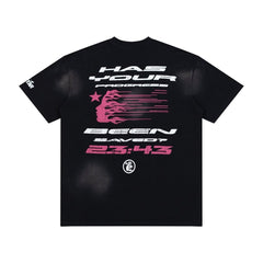 Hellstar Brain Cross Graphic Oversized Cotton T-Shirt